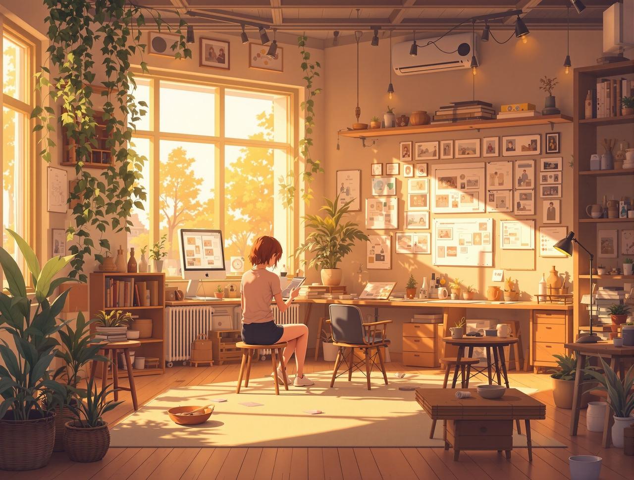 黄爽短剧 - 品牌故事 黄爽短剧品牌故事 - 温暖的创作工作室
