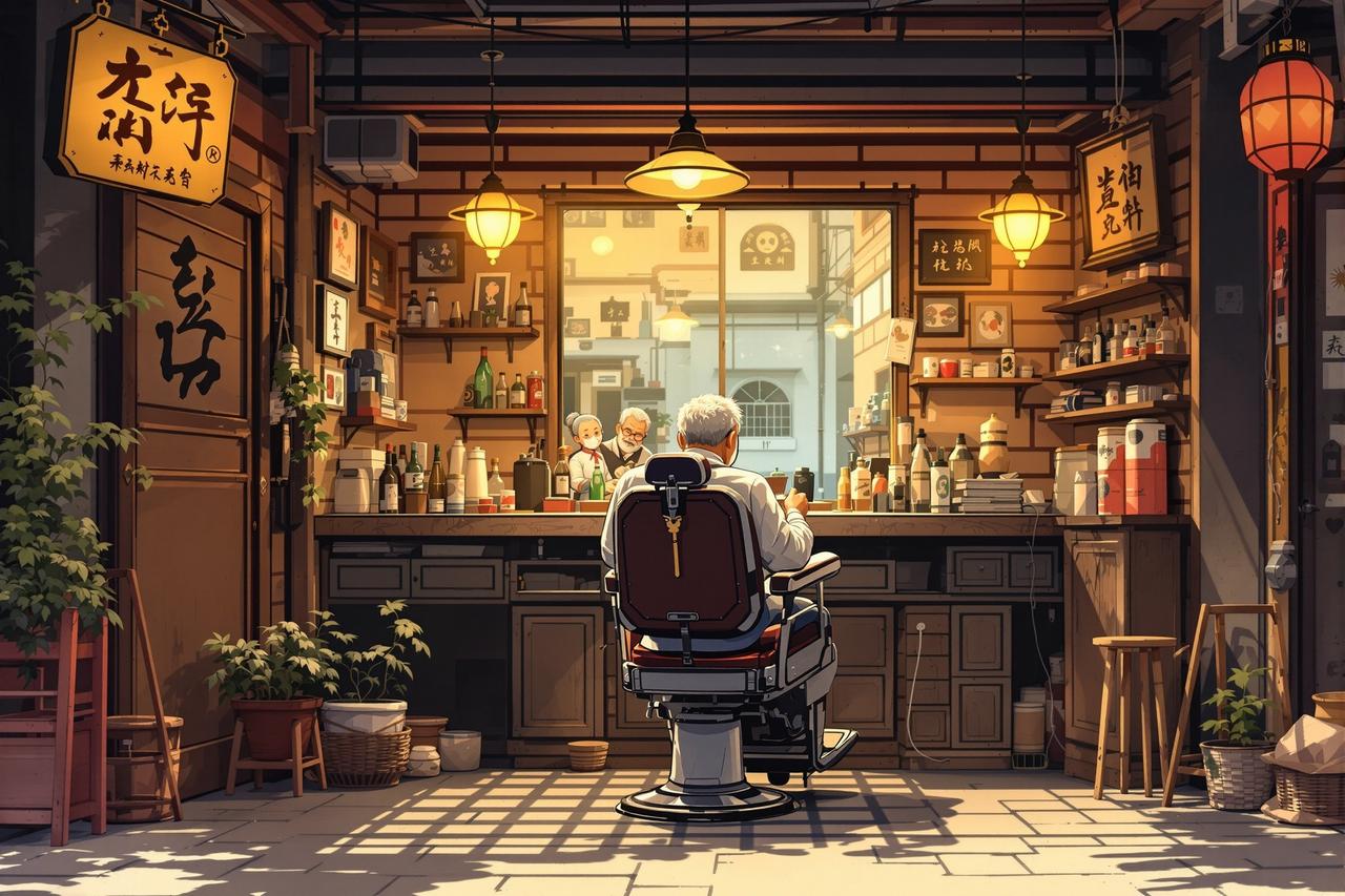黄爽短剧 - 老街理发店 黄爽短剧最新作品《老街理发店》- 人间烟火题材